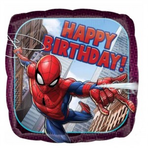 Balão Spider-Man Quadrado 43cm