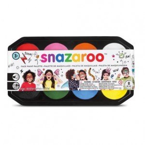 Palete 8 Cores Snazaroo