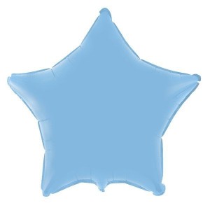 Estrela Foil 45cm Azul Bébé