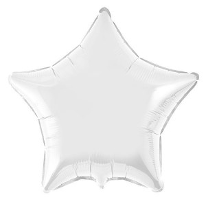 Estrela Foil 45cm Branca