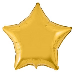 Estrela Foil 45cm Dourada