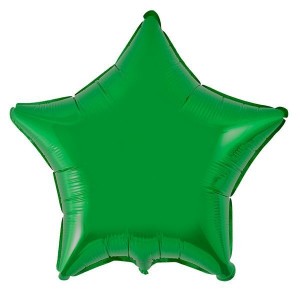 Estrela Foil 45cm Verde