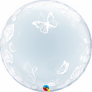 Bubble Borboletas 24"61cm
