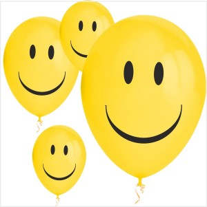 10 Balões Smile 