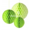 Balão de Papel em Favos Verde Alface