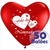 Balões Coração Feliz Dia dos Namorados