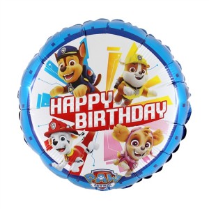 Balão Paw Patrol Happy Birthday 46cm Grabo