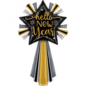 Balão Foil New Year 152Cm Grabo