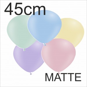 10 Balões Esférico Matte 18"45cm 