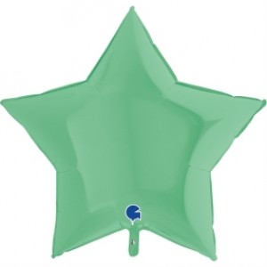Balão Estrela Mate 46cm Verde