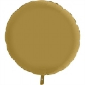 Balão Redondo Cetim 46cm Ouro