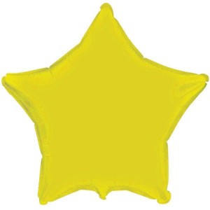 Estrela Foil 45cm Amarela