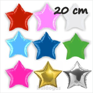 Estrelas Foil 20cm 
