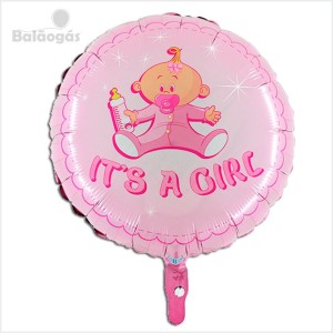 Balão Foil Redondo Its A Girl Grabo