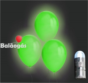 Leds Verdes para Balões