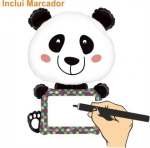 Balão Panda Com Marcador 122cm Grabo