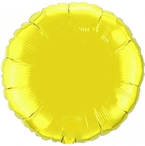 Redondo Foil 45cm Amarelo