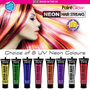 Tinta Cabelo Neon UV 